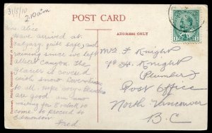 h3176 - BANFF Alberta Postcard 1910 Bow River Valley by Trueman