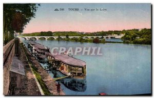 Postcard View Of Old Tours Loire