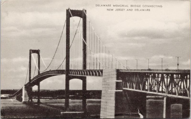 Delaware Memorial Bridge Delaware UNUSED Postcard D97 As Is