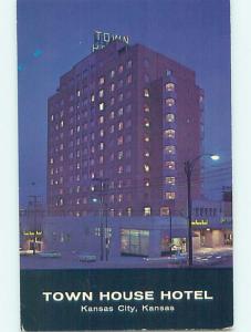 Unused Pre-1980 HOTEL SCENE Kansas City Kansas KS B1110