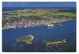Canada - NS, Yarmouth. Aerial View (4.75 x 6.75)