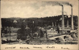 Seymous CT Mfg Co Factory c1905 Postcard