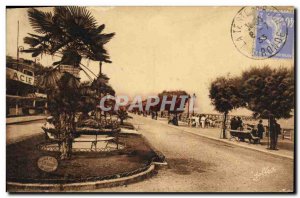 Old Postcard Arcachon Boulevard Walk The pier