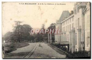 Old Postcard The Chateau Malmaison and Fosses