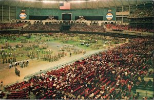 Boy Scout Circus in the Houston Astrodome TX c1965 Vintage Postcard P56