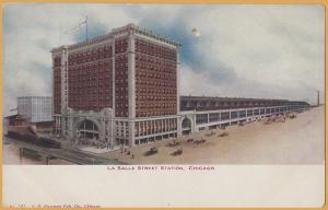 Chicago, Ill., La Salle Street Station - Trains, cars & Wagons