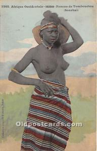 Femme de Tombouctou African Nude Unused 