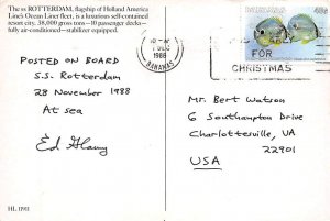 SS Rotterdam Holland-American Line Ship 