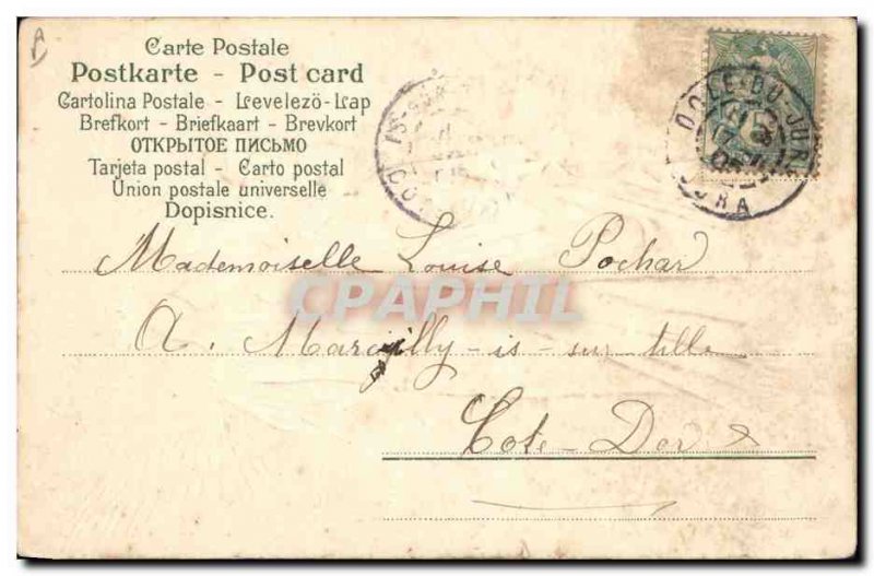 Old Postcard Fantasy Angel Angels