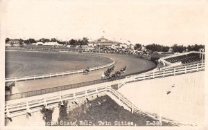 Twin Cities Minnesota State Fair Harness Racing Real Photo Postcard AA32022