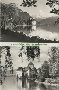 Switzerland Postcard - Souvenir Du Chateau De Chillon, Veytaux, ‎Vaud RS28456