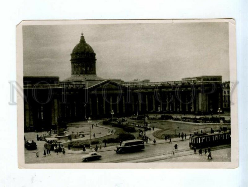 536152 1951 Leningrad Kazan Cathedral ed. 10000 trams buses Lenfotohudozhnik