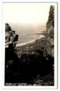 RPPC THIRROUL, NSW, Australia ~ View of TOWN from SUBLIME POINT c1950s  Postcard