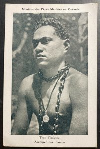 Mint Samoa Real Picture Postcard RPPC Native Men