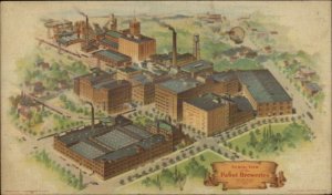 Beer Brewery PABST Milwaukee WI Old Postcard