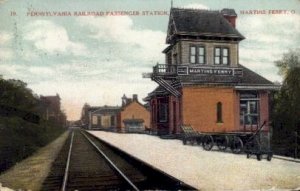 Pennsylvania Railroad Passenger Station - Martins Ferry, Ohio OH  