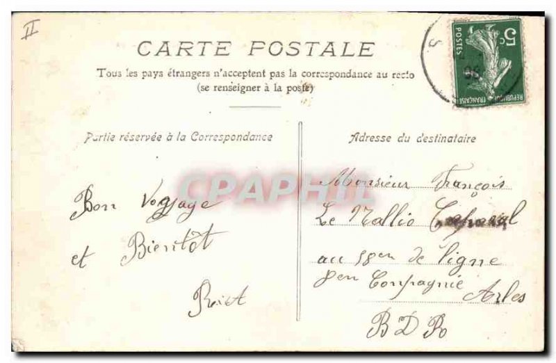 Old Postcard Louvesc General view taken over the House of the Brothers