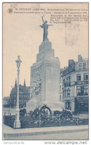 OOSTENDE , Belgium , PU-1924 ; Monument aux Militaires et Civils