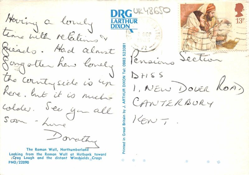 uk48650 roman wall northumberland uk