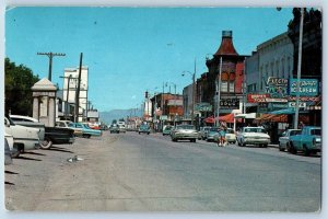 Dillon Montana Postcard Street View Classic Cars Buildings Stores 1971 Antique