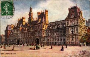 CPA PARIS 4e Hotel de Ville (446052)