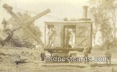 Crain Workers Real Photo Unused 