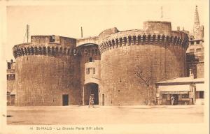 BR78311 st malo la grande porte XV siecle   france