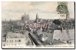 Old Postcard Amiens General View from Chateau d & # 39eau