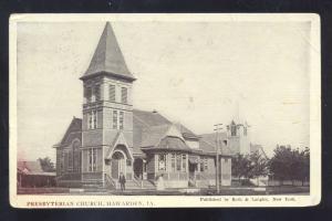 HAWARDEN IOWA PRESBYTERIAN CHURCH ANTIQUE VINTAGE POSTCARD