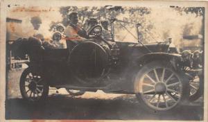 D51/ Early Automobile Car Auto Real Photo RPPC Postcard c1910 Family 2