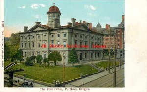 OR, Portland, Oregon, Post Office Building, Exterior View, Britton & Rey No 5004