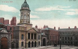 Vintage Postcard 1900's The Dublin Castle Ireland