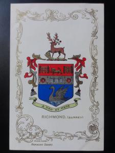 London: RICHMOND (SURREY) - Heraldic Coat of Arms c1905 - Pub by Ja-Ja