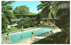 Kona Hukilau Hotel & Pool Hawaii Big Island Postcard