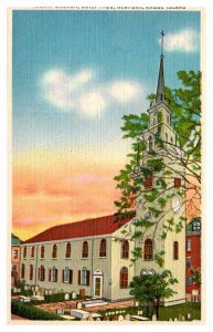 Postcard CHURCH SCENE Newport Rhode Island RI AP8872