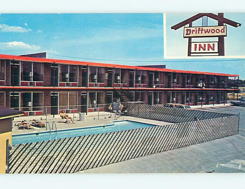 Unused Pre-1980 POOL & DRIFTWOOD INN MOTEL Bowling Green Kentucky KY u5108