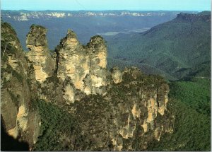 postcard Australia, Blue Mountains - Three Sisters, Echo Point, Katoomba
