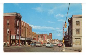 OH - Wooster. Main Street Scene (Lincoln Hwy US 30) looking East ca 1956