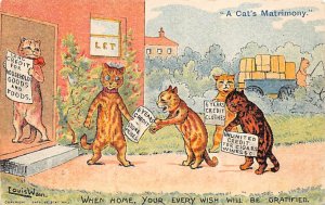 Davidson Bros Publishing Artist Louis Wain postal used unknown 