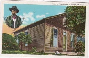 Missouri St Joseph Home Of Jesse James 1941 Curteich