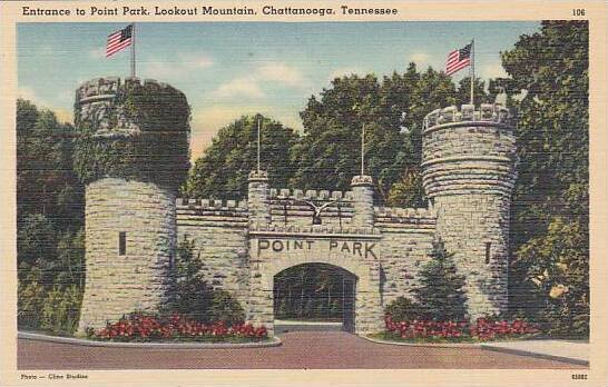 Tennessee Chattanooga Entrance To Point Park Lookout Mountain