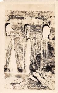 D76/ Oaxaca Mexico Real Photo RPPC Postcard c1920s La Cascada Cascade