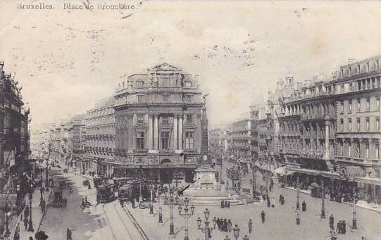 Belgium Brussels Place de Brouckere 1911