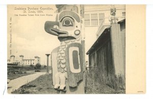 MO - St Louis. 1904 Louisiana Purchase Expo, Hoodoo Totem Pole from Alaska