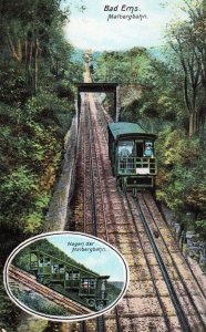 Standseilbahn Verkehrsmittel Bad Ems Malbergbahn Antique Train Swiss Postcard