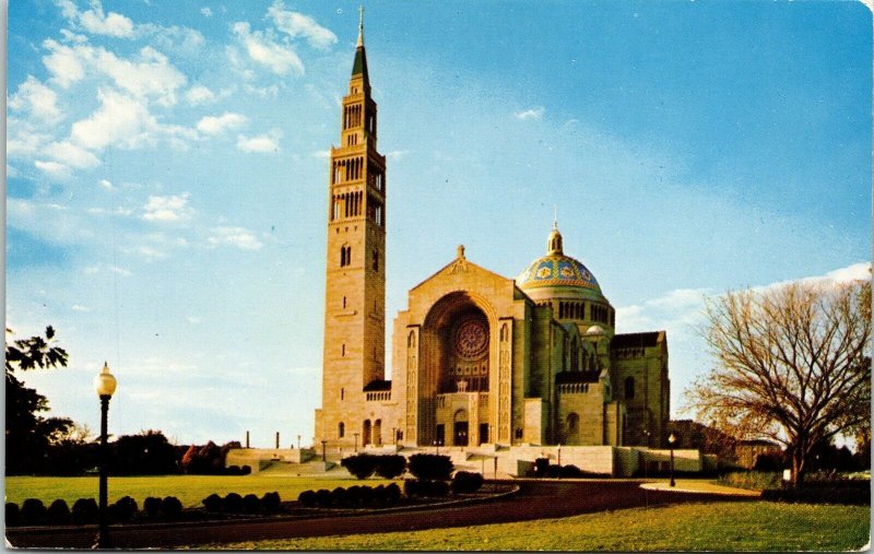 National Shrine Immaculate Conception Washington DC Postcard VTG UNP Vintage 