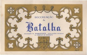 Recordacao De Batalha Portugal 10x Real Photo Postcard Book