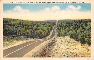 East on Penfield Road near Smith-Elliott State Forest Park - Penfield, Pennsy...