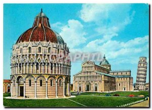 Postcard Modern Pisa Dome Square and Main monuments