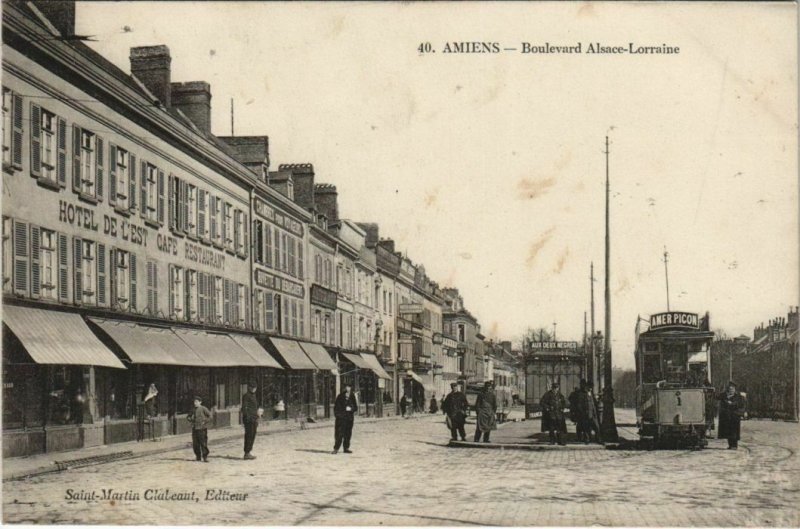 CPA AMIENS Boulevard Slsace-Lorraine (18289)